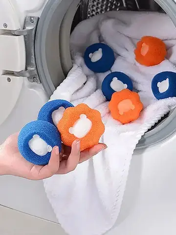 1-5pcs Pet Hair Remover Reusable Ball Laundry Washing Machine Filter Wool Sticker Cat Hair Remover Pet Fur Lint Catcher Home