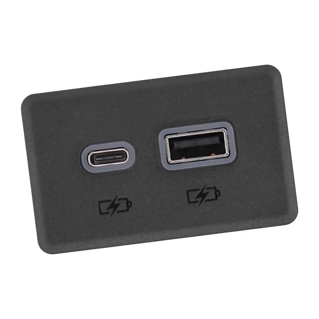 

USB Type-C Port Dual Charge Receptacle Connector Fit for Chevrolet Silverado 1500 2500HD 3500HD 13525889