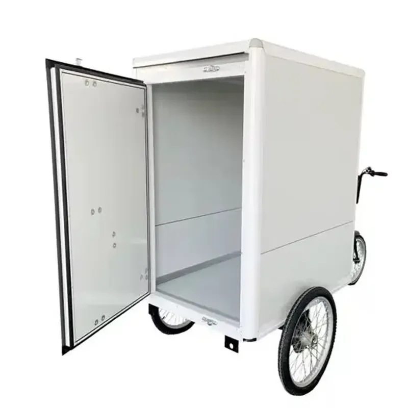 850W Electric Cargo Bike with Rear Box Hydraulic Disc Brakes Heavy Duty Utility Tricycle for Delivery Transport Vehicle Heavy