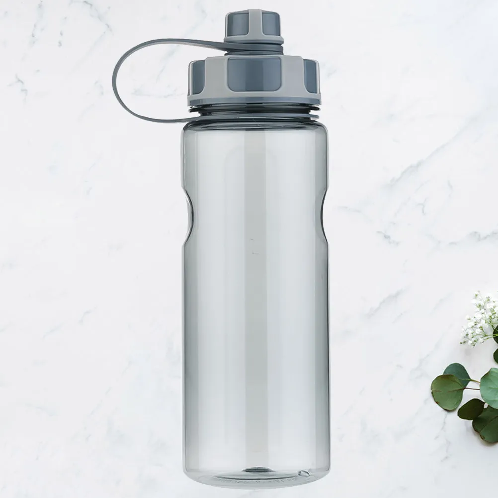 1Pcs Large Capacity Water Kettle 2000Ml Plastic Portable Outdoor Sports Bottle Steel Net Strainer Easy Carry Grey