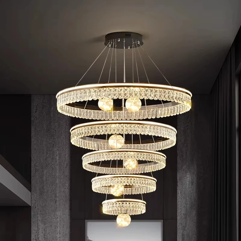ديكور حديث Led أضواء خواتم قلادة ضوء مصابيح لغرفة المعيشة Led الثريات لغرفة الطعام معلقة ضوء إضاءة داخلية