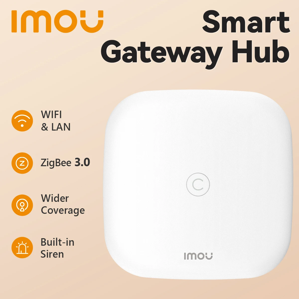 IMOU ZigBee 3.0 Smart Gateway Hub telecomando Wireless wi-fi o LAN multimodale per Alexa Google Home Smart Life