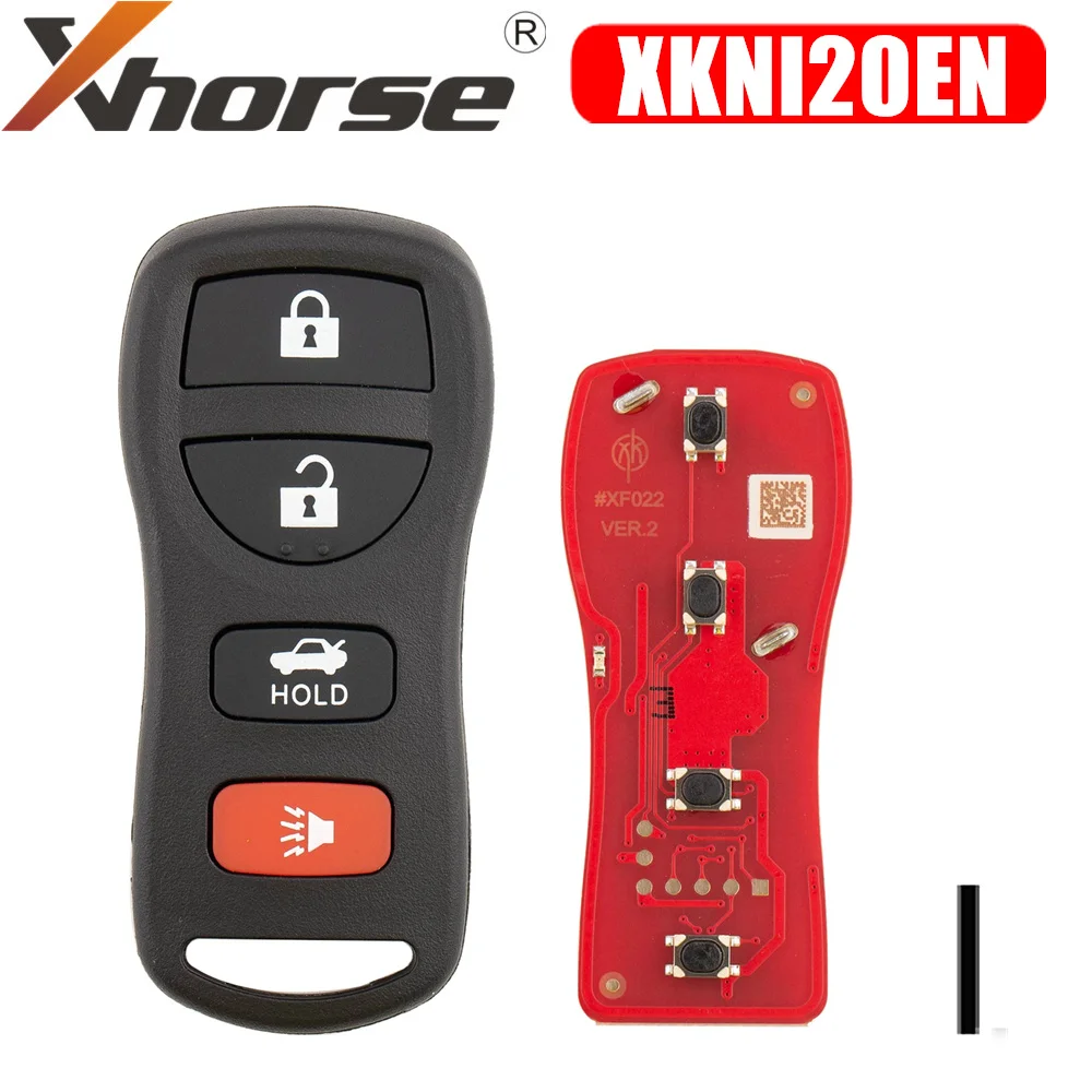 

Xhorse XKNI20EN Wire Remote Key Nissan Separate 4 Buttons Second Generation Wire Remote Key