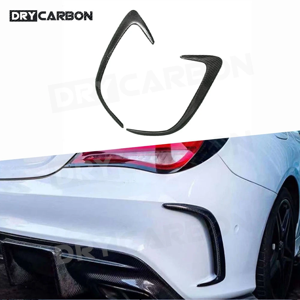 

Carbon Fiber F Style Rear Bumper Air Vent Trims Body Kits for Benz W117 CLA CLA250 CLA260 CLA45 AMG 2013-2019 FRP Accessories