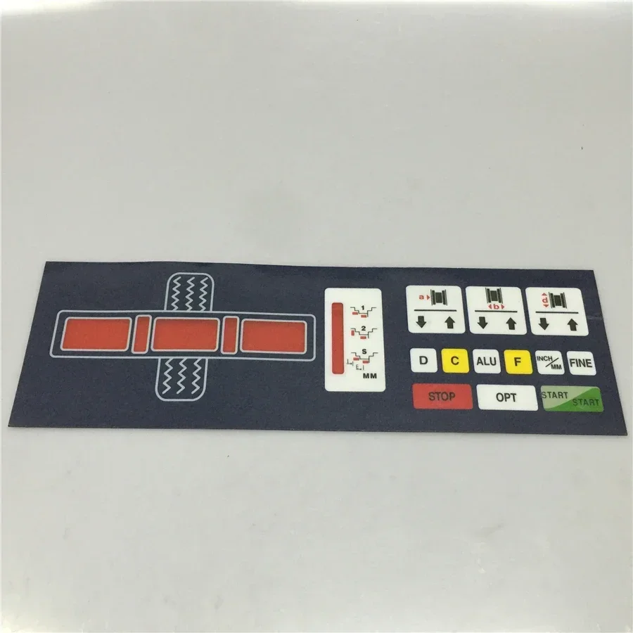 

Tire balancing machine tire machine key board panel Membrane Switch Panel balancing machine parts dismantling