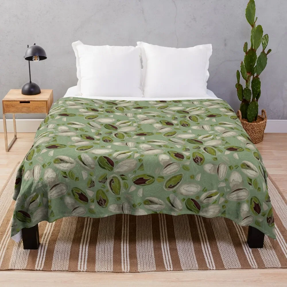 Pistachio pattern Throw Blanket Thins christmas decoration Blankets