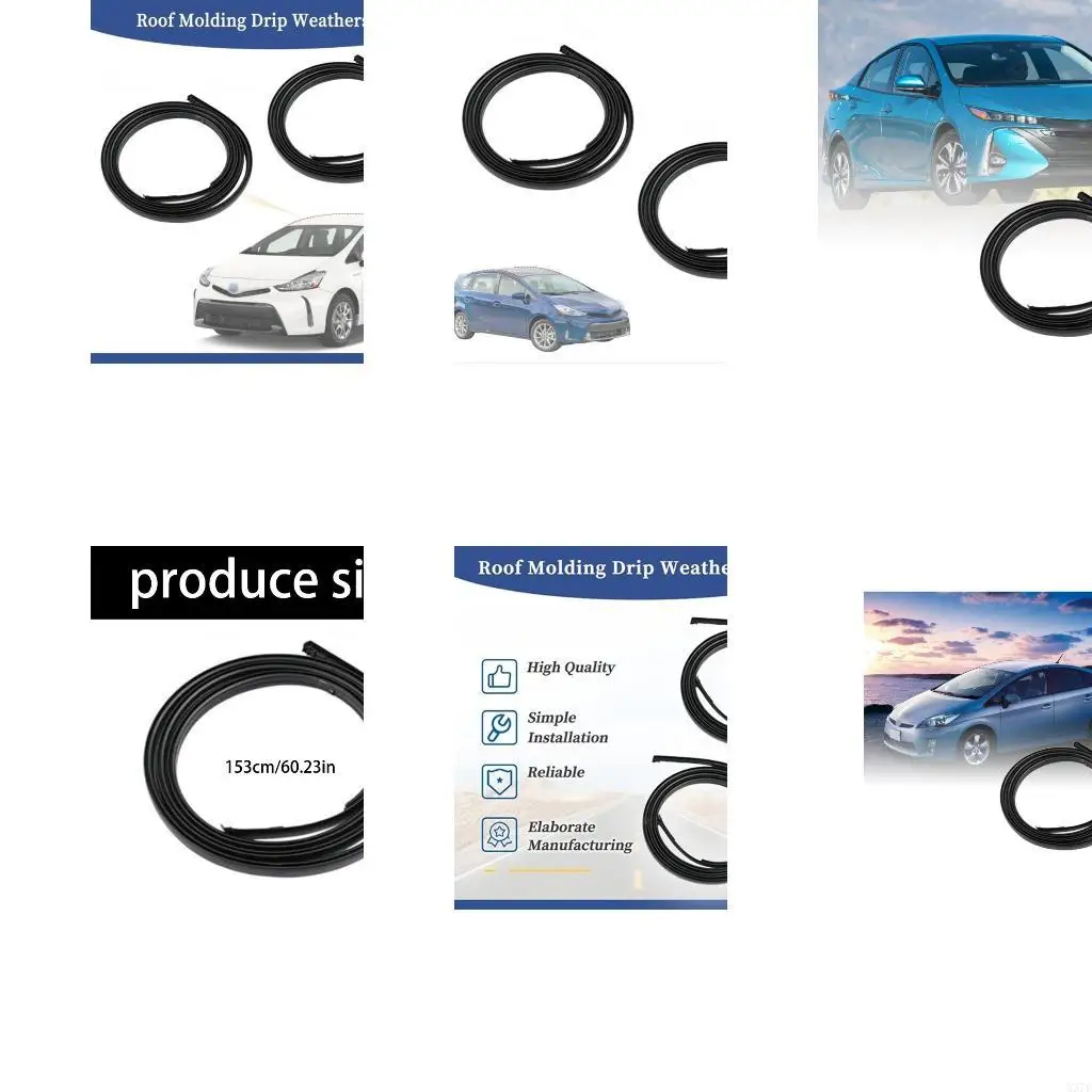 Pair Of Roof Weatherstrip For Preceding V Twelve 2018 Fitment X37F