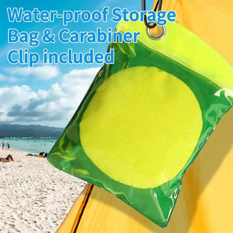 

Sand Remover Bag Vacation Beach Wipe Mitt Pouch Sand Eraser Camping Trip Accessories Gentle Wipe Off Mittens For Outdoor