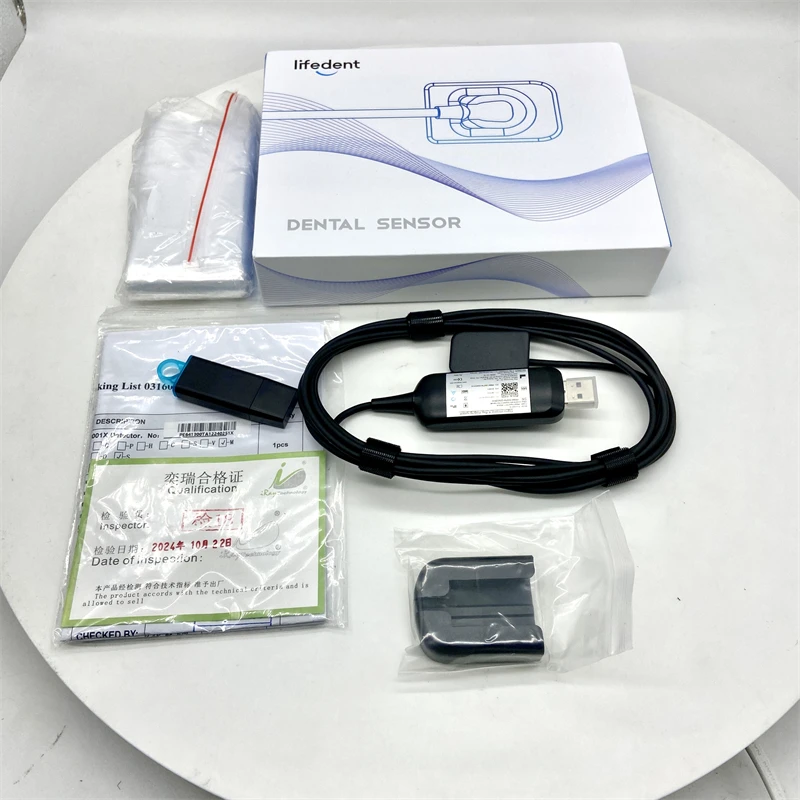 Rilevatore intraorale dentale approvato CE Sensore digitale a raggi X RVG Supporto protocollo TWAIN