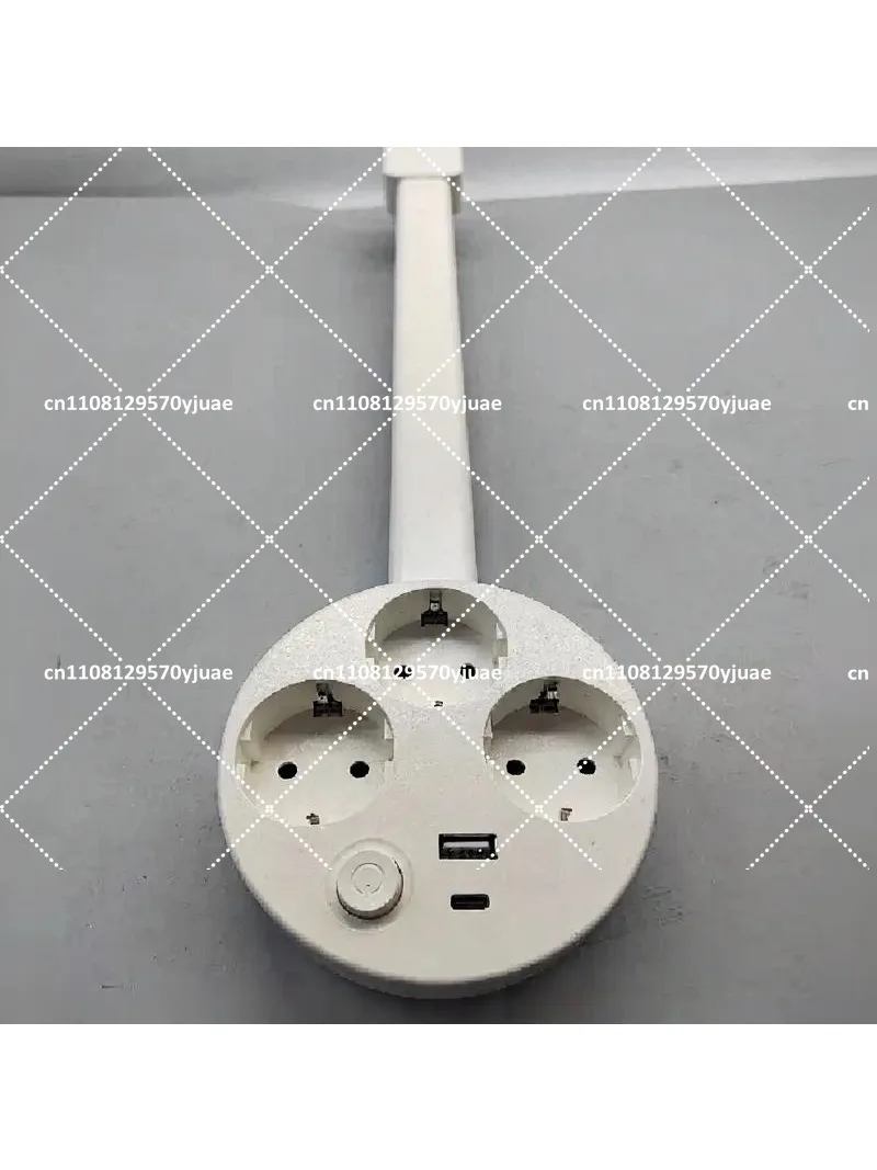 360 Degree Rotating Vertical Power Strip with Flame Retardant Socket, EU Standard Multi Plug Outlet Expander