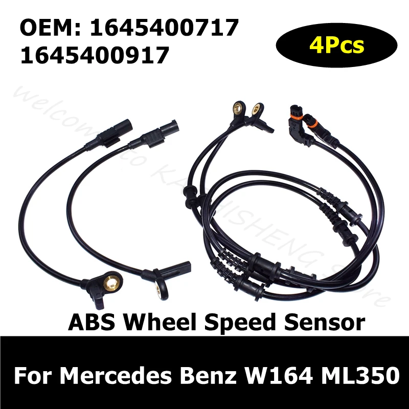 

For Mercedes Benz W164 ML350 ML320 GL350 GL450 1645400717 1645400917 Front Rear ABS Wheel Speed Sensor A1645400717 A1645400917
