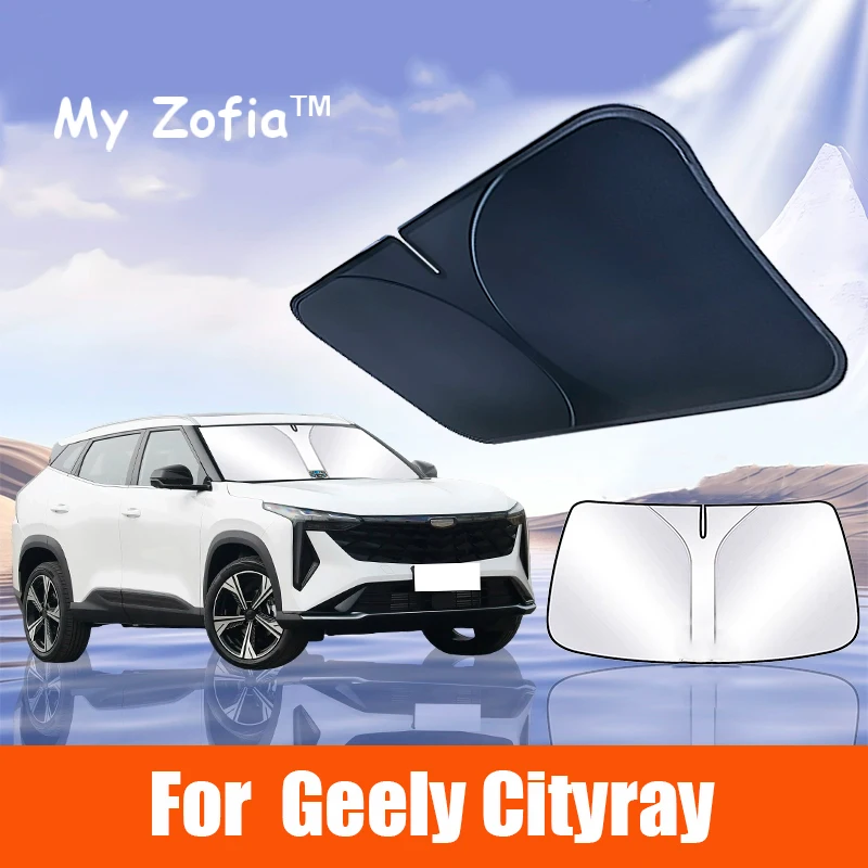 

For Geely Cityray boyue 2024 2025 Car Sun Viso Front Window Windshield Sunshade Heat Insulation UV Protection Accessories