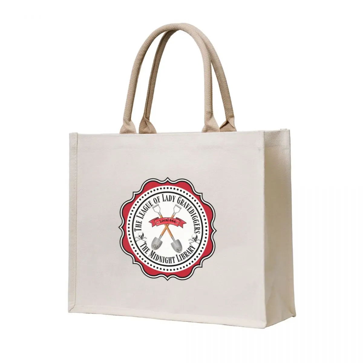 

The League of Lady Gravediggers UNION SEAL Tote Bag bag luxury women handbag Beach bag great