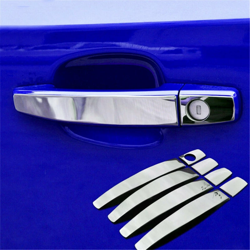 

Car Door Handle Cover For Chevrolet Cruze 2009-2013 For Opel Mokka ASTRA J Insignia Chrome Trim Catch Cap Stickers Car Styling