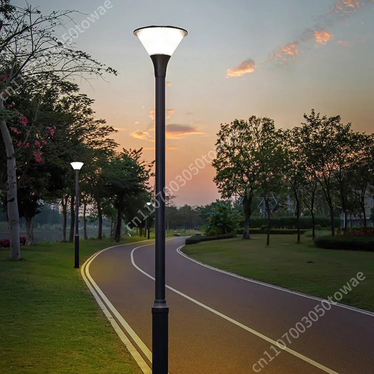 60W Garden Street Lamps Customizable One Stop Outside Solar Lighting Design Outdoor Light Garden Pole Lights