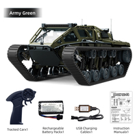 New green JJRC C8812 LED Light Full Scale Tracked EV3 Tank Simulation Model Toy RC Car Model Off-Road Vehicle Boy Gift