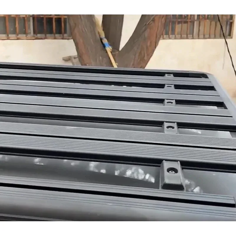 

Высококачественный новый багажник на крышу из углеродно-черного алюминиевого сплава, грузоподъемность 100+ кг, крепление на крышу, 40 кг, 225x130x6 см