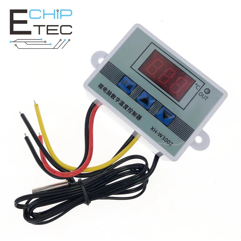 

XH-3002 12V 24V 110-220V Professional Digital LED Temperature Controller 10A Thermostat Regulator