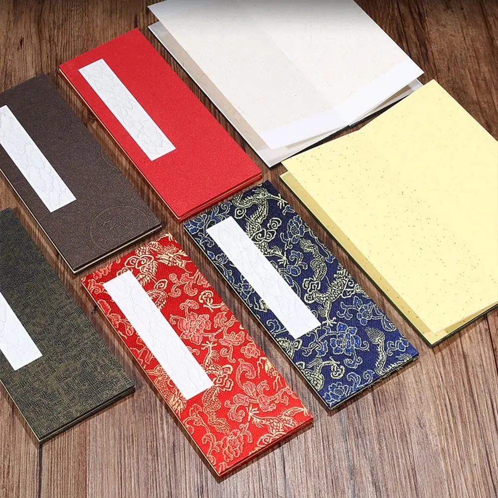 

Calligraphy Scriptures Retro Folding Organ Notepad Diary Notepad Memorials Imperial Edict Notebook Writing Drawing Journal