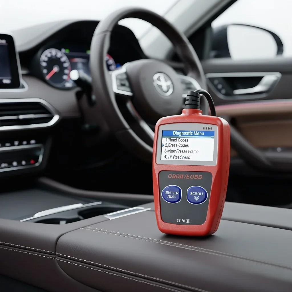 

Upgraded OBD2 Diagnostic Tool - Car Fault Reader with Data Stream & Battery Voltage Detection