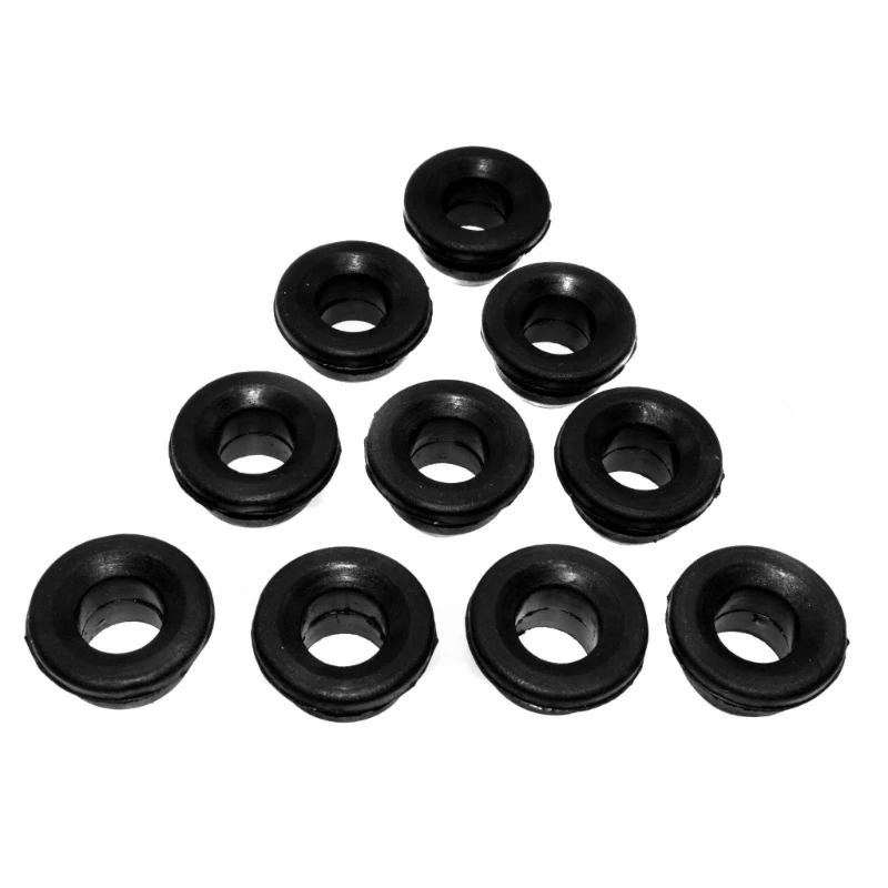 10Pcs Car Rubber Mounting Bushing PCV Valves Grommet Positive Crankcase Ventilation Seal Gasket 9048018001 Replacement Accessory