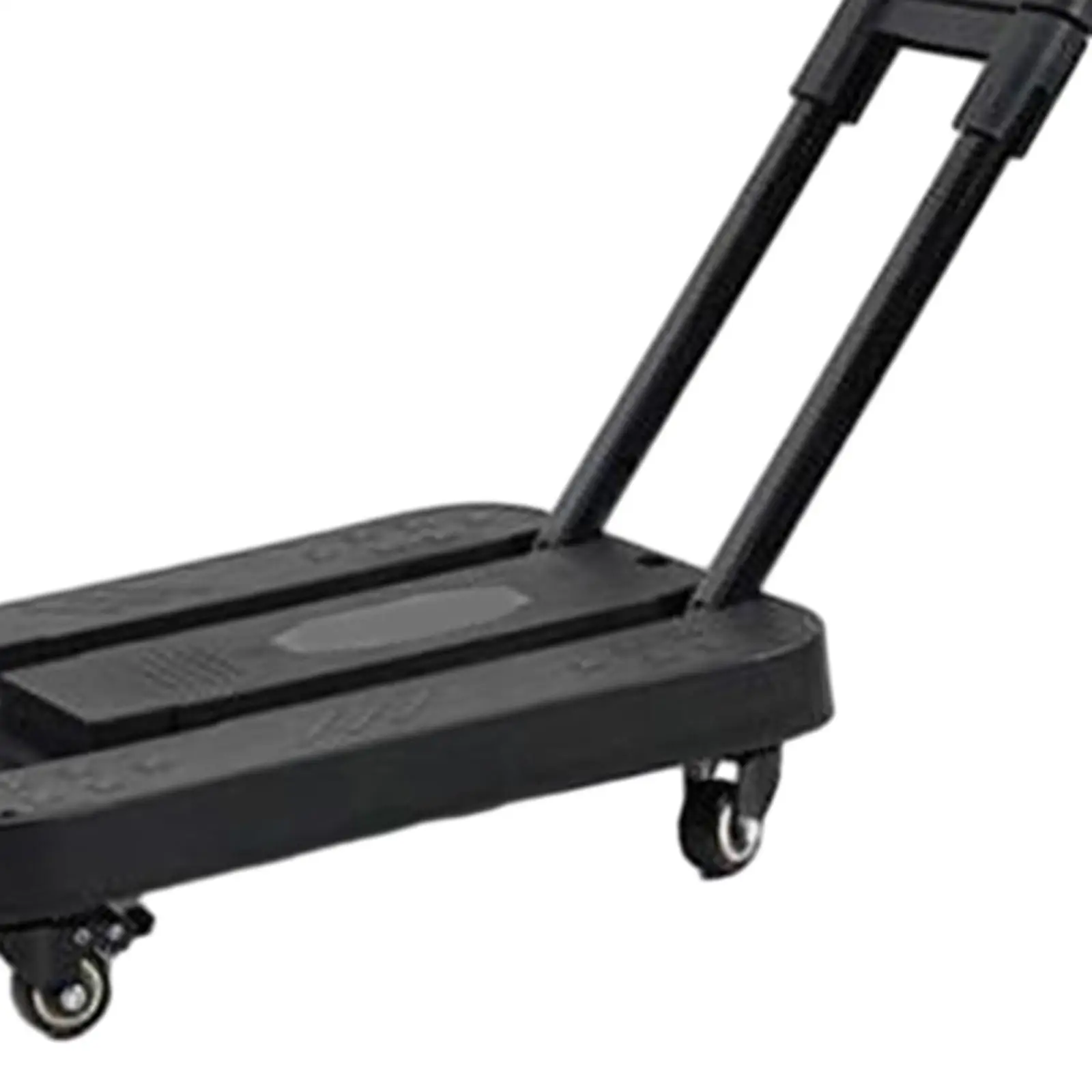 Luggage Trolley Cart Max 75kg Heavy Duty Utility Dolly Cart Folding Hand Truck for Shopping Travel Outdoor Office Carrying