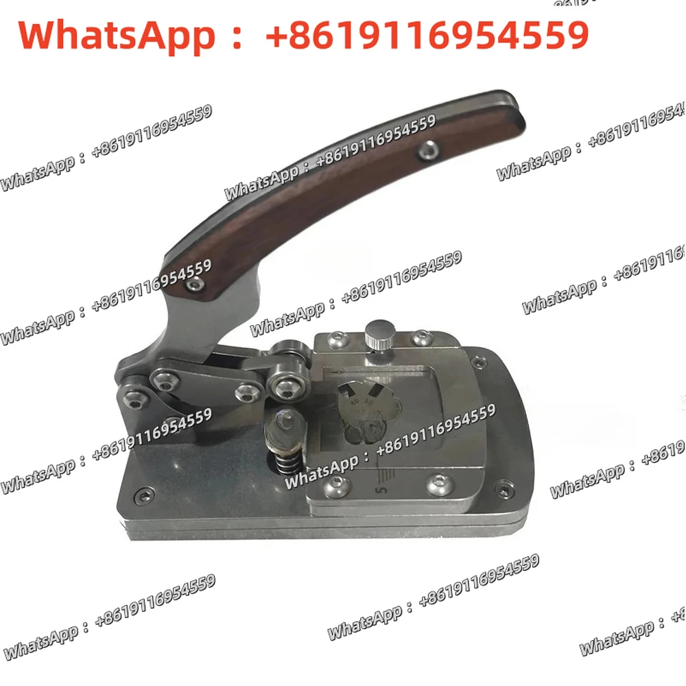 Manual Leather Watch Strap Cutter Leather Belt Round Square Hole Puncher Pin Buckle Hole Clipper Opener Leather Craft