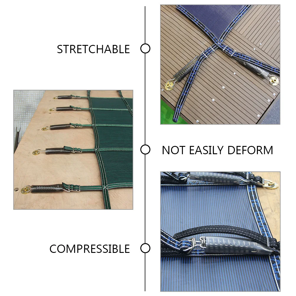 

3 комплекта, пружины для покрытия открытого бассейна, пружинные протекторы из нержавеющей стали, набор рукавов из ПВХ для зимней безопасности, замена чехлов для бассейна