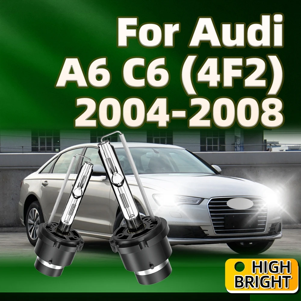 

2PCS D2S Car Headlights Xenon Bulb 6000K 10000K HID Lamp 35W For Audi A6 C6 4F2 2004 2005 2006 2007 2008