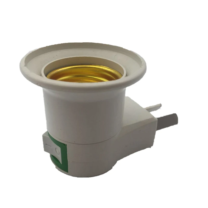 

E27 Led Lamp Holder Hot Selling With Switch Plug Practical Mobile Us/australian Specification Lamp Cup Base Bracket Rotatable C2