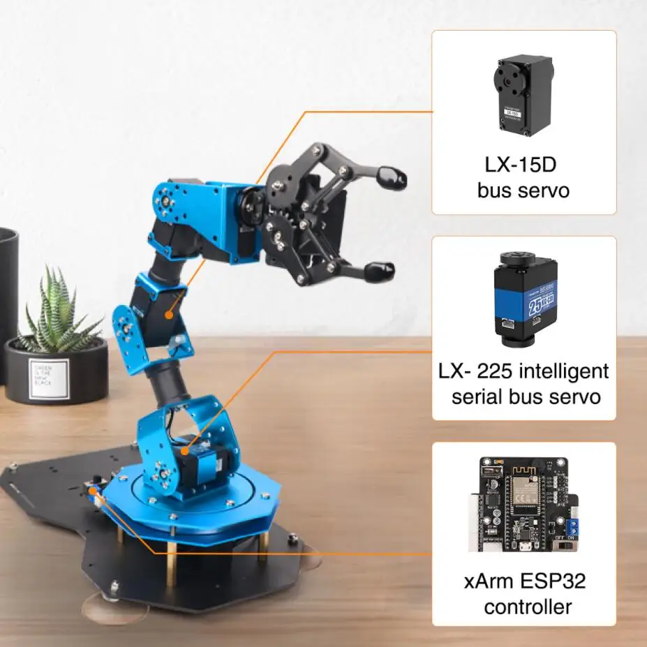 Kit de robot intelligent ESP32, assemblage facile, intelligence artificielle, apprentissage et éducation de l'ingénierie