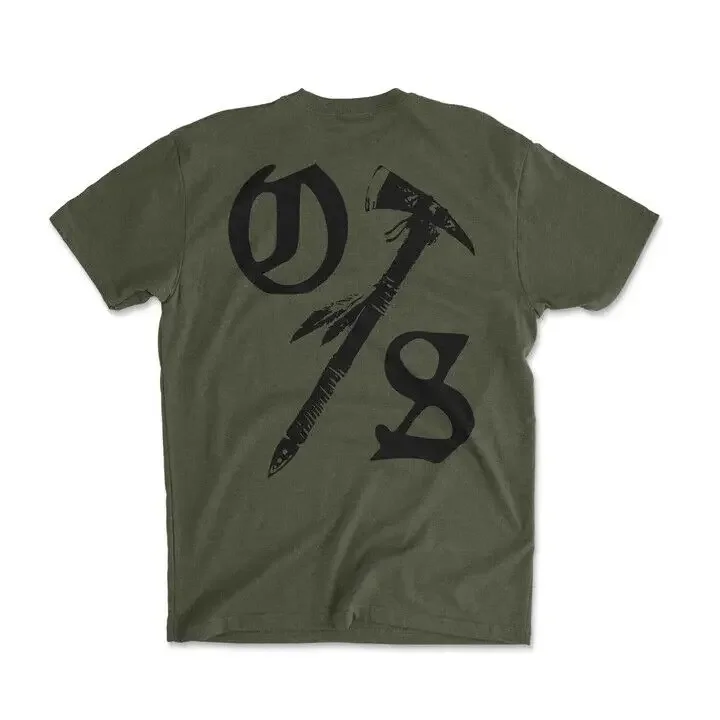 ONE7SIX O7S TOMAHAWK LOGO OD GREEN T SHIRT XL NEW SEALED ONE 7 SIX long or short sleeves