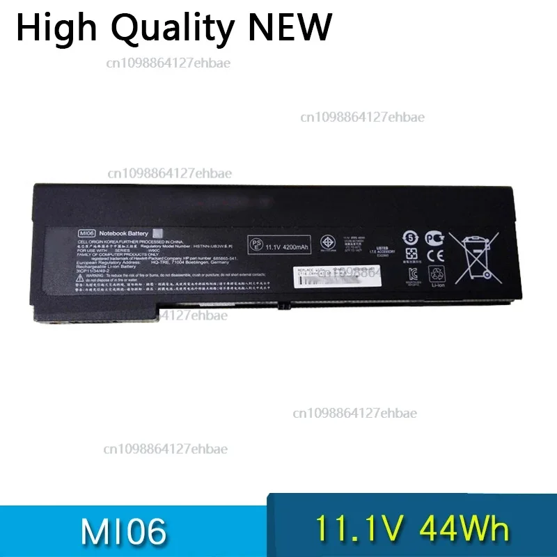 

Новый высококачественный аккумулятор MI04 MI06 для HP EliteBook 2170p HSTNN-OB3L/UB3W/YB3L/YB3M/W90C 670953-341/851 670954-851 685865-541