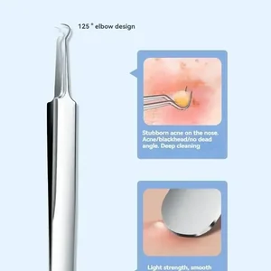 Ingrown Hair Hair Skin Care, Acne and Clove Removal Needles, Black Dots Cleaner, Pore Cleaner, Deep Cleaning, Facial Tools, 11pcs 10 Main Sales Cloves Remover - №3