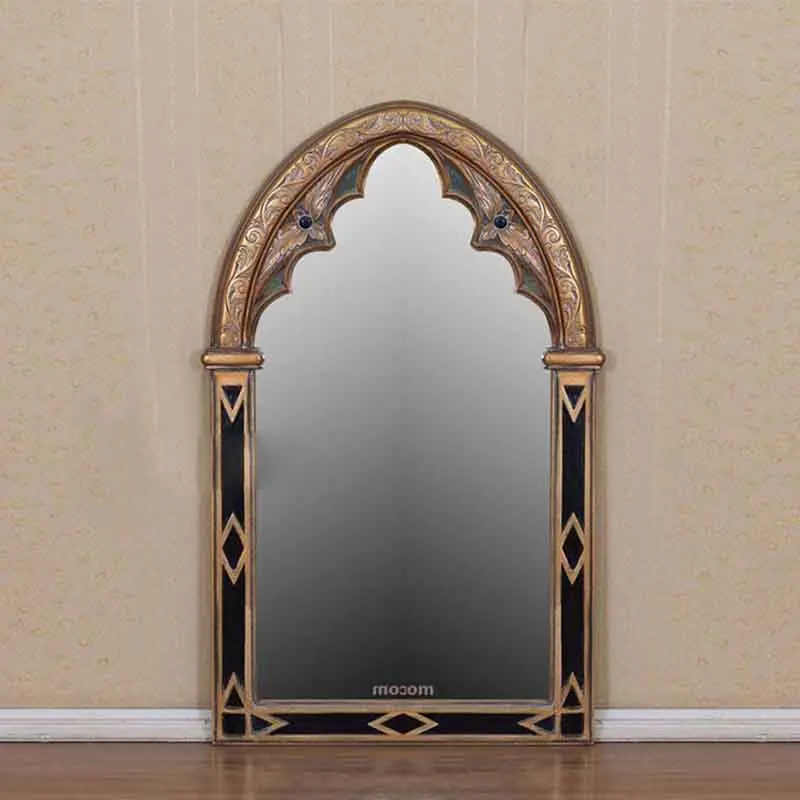 العتيقة الرجعية النمط الفرنسي مرآة الديكور مرايا غرفة المعيشة معلقة مصمم مرآة Espejo Decorativo ديكور المنزل