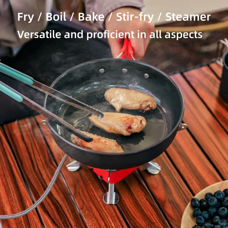 Outdoor Windproof mini Cartridge Stove, Portable Cartridge Stove, Picnic Stove, Folding Lotus-Shaped Small Stove for Hiking - view 4