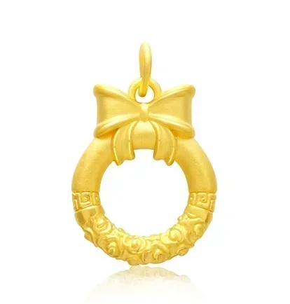 

24k pure gold butterfly pendant for women 999 real gold jewelry pendants gold accessories