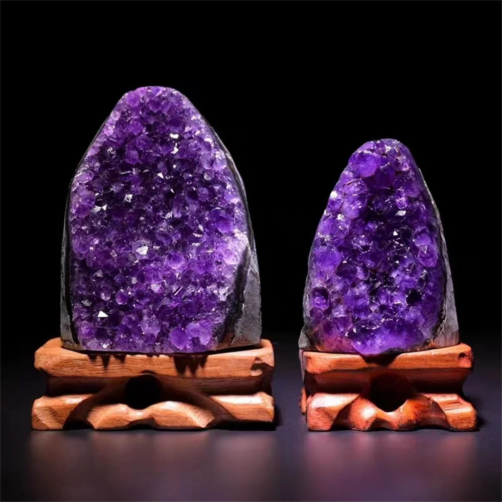 

Magical Natural Uruguayan Purple Crystal Clusters Quartz Crystal Mineral Reiki Healing Gemstone Home Office Degaussing Decoratio