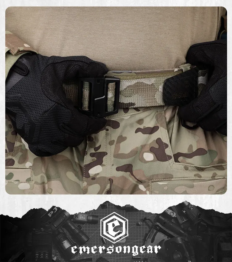 Emersongear ULB Ultraleichte Tragegurte Jagd-Innen-Außen-Taillengurt Schnellverschluss-Hüftgurt Wandern Camping Airsoft EM9775 – Detail 10