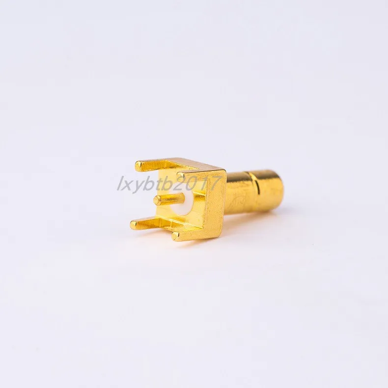 SMB-JHD RF connector SMB-JE straight male head PCB solder plate SMB-JHD4 vertical printed plate male seat