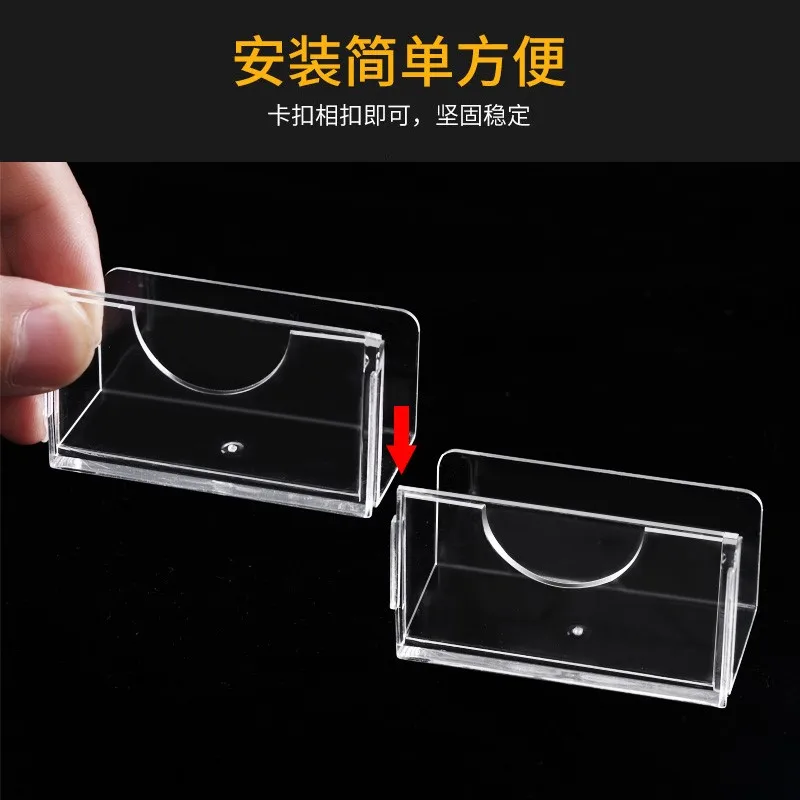 Thick Cigarettes Medium Cigarettes Supermarket Cigarette Price box Holder  Counter Tobacco Price Tag