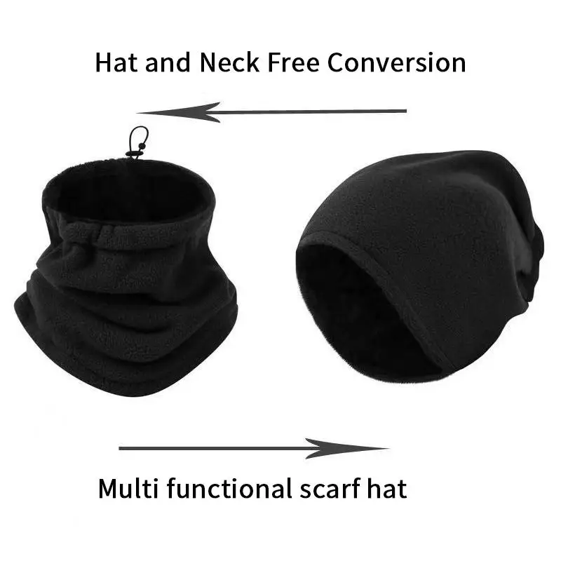 

1 шт., зимняя мотоциклетная теплая маска для мужчин и женщин, флисовая шея, уличный теплый ветрозащитный шарф, походная Балаклава, велосипедная маска для лица