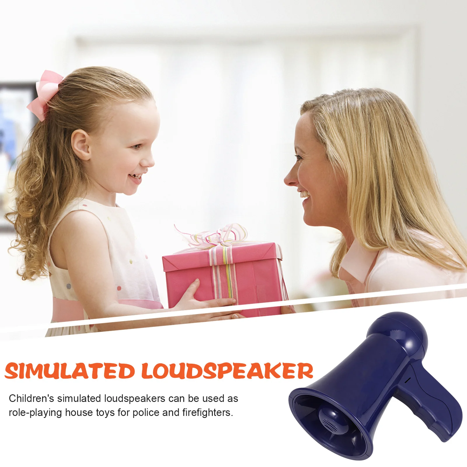 مضخم صوت محمول لمحاكاة مكبر الصوت للأطفال، لعب دور رجال الإطفاء، لعبة تعليمية #5