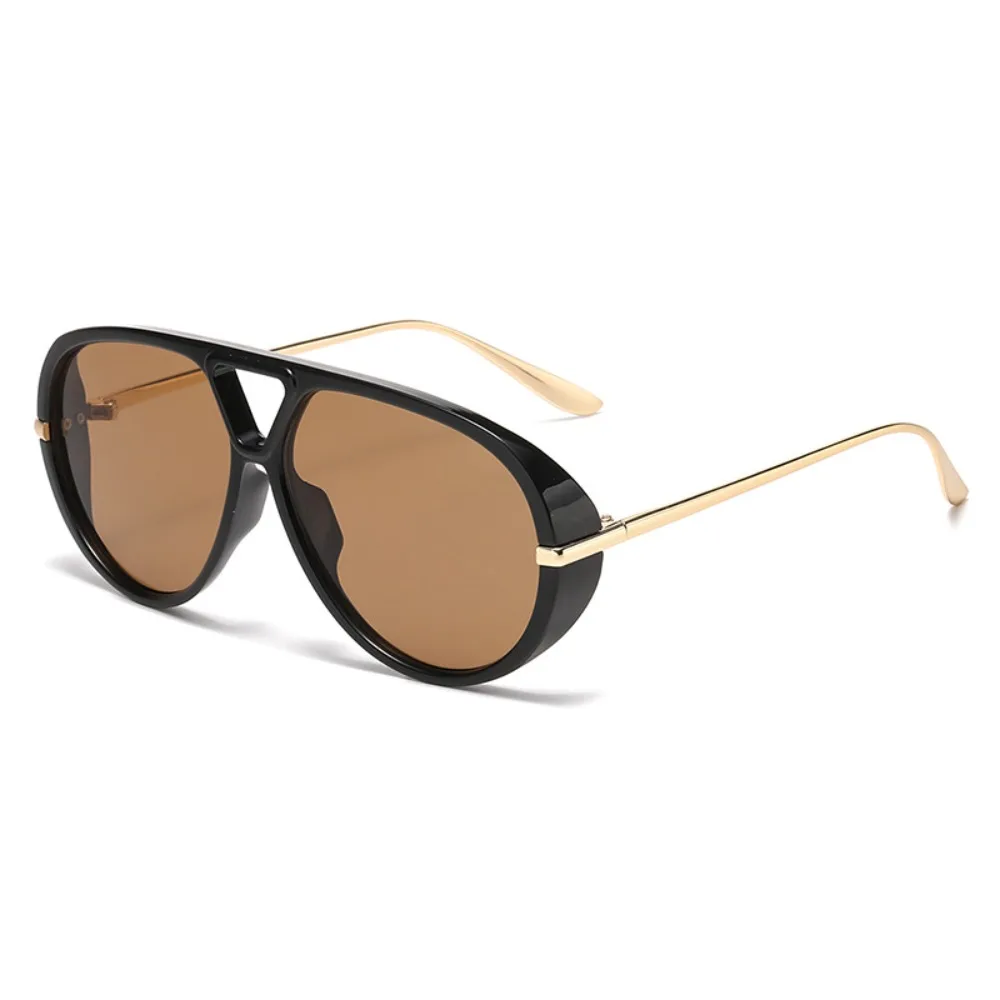 

Irregular Large Frame Sunglasses Shades Leopard Print Multicolor Lenses Eyewear Lightweight Pilot UV400 Sun Glasses Beachside
