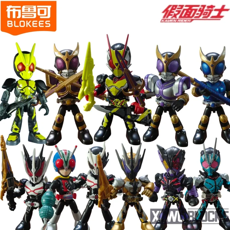 

Строительный блок BLOKEES, человек Kamen Rider Starlight Edition, 4 тысячи Zero-One, мобильная сборная модель, коллекция украшений