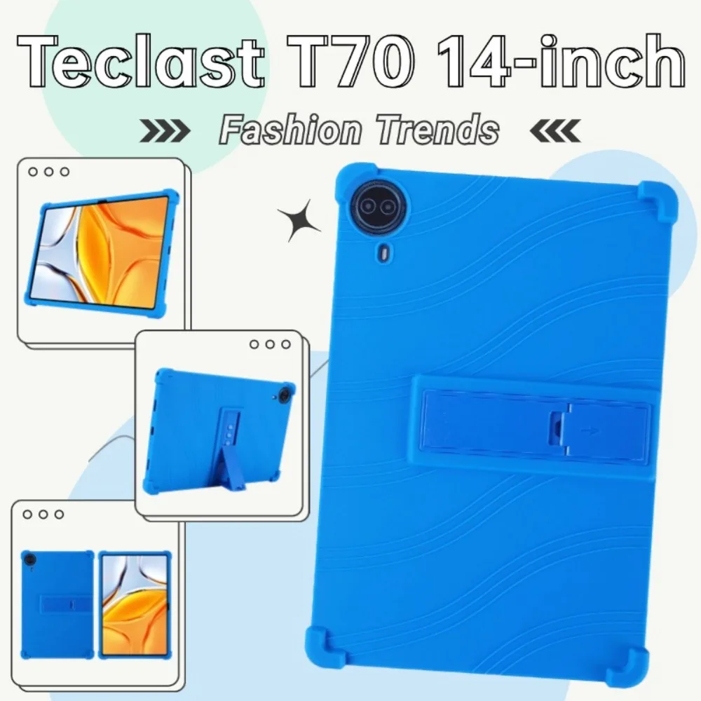 Shockproof Protector Funda For Teclast T70 14 Inch Tablet Case Soft Silicon Kickstand Cover For  Teclast T70 Protective Case