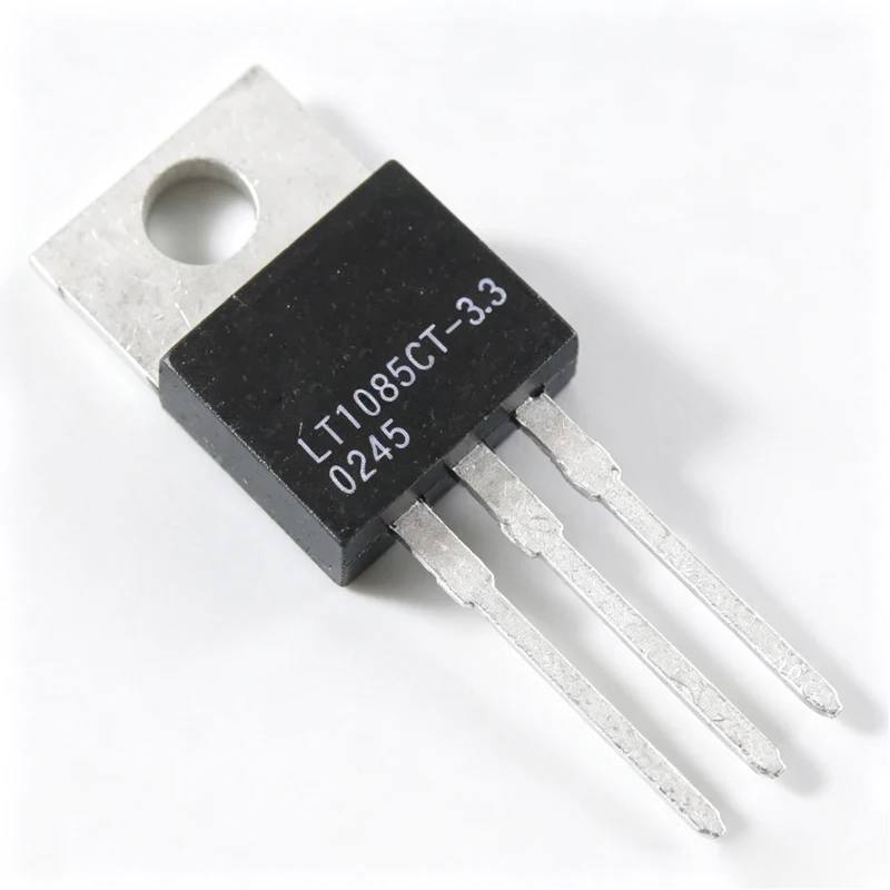 10PCS LT1085CT LT1085CT-3.3 silk-screened, straight-through TO-220, adjustable/voltage regulator
