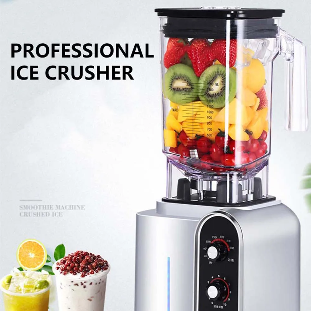 Mesin memasak pencampur listrik multifungsi komersial Mesin smoothie otomatis penuh rumah tangga