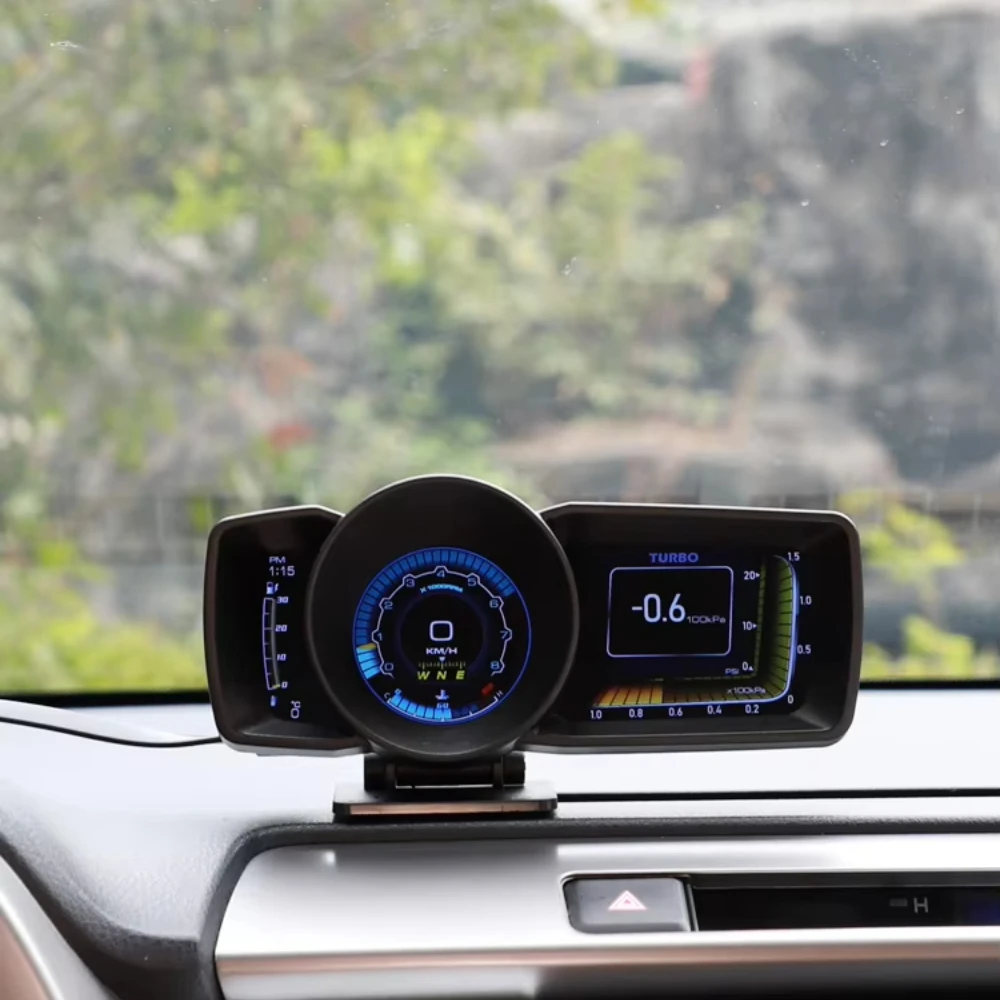 

A600 GPS HUD OBDII Инструменты для диагностики на плате Цифровой дисплей Спидометр Сигнализация превышения скорости OBD-сканер для почти универсальных автомобилей