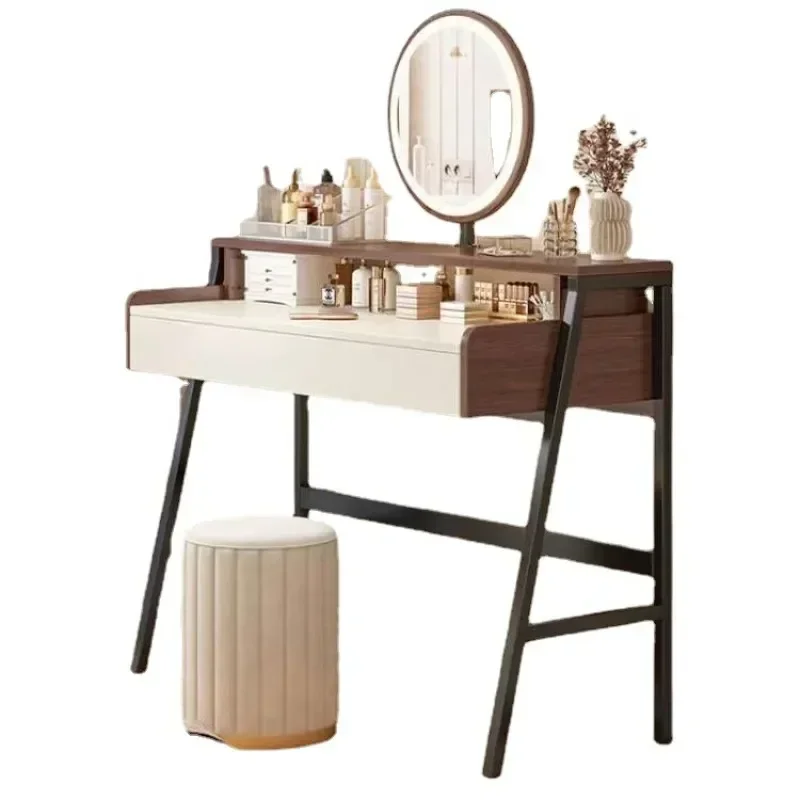 Bedroom Modern Minimalist Dressing Table Bedroom Modern Minimalist Cream Wind Makeup Table Small New Small Dressing Table